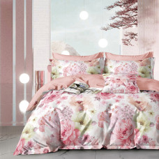 Beauty Home Σετ παπλωματοθήκη υπέρδιπλη Art 12283 Ayra 230x250 Ροζ