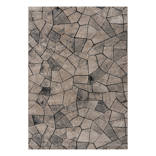 Beauty Home Χαλί Serena Art 9837 Μπεζ,Γκρι 133x190