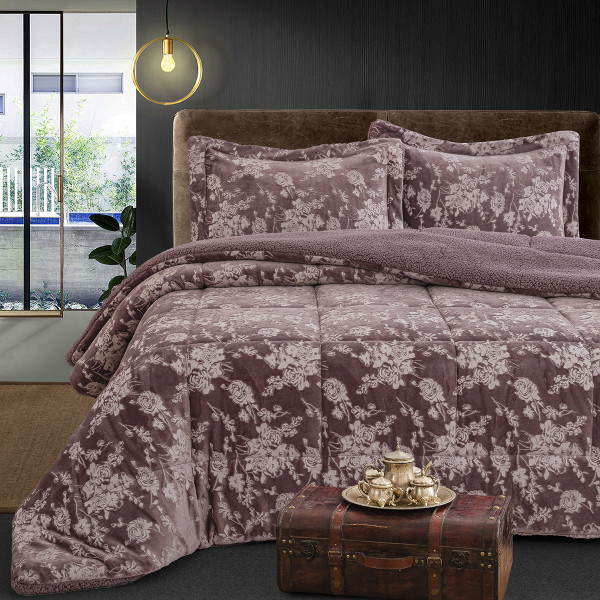 Beauty Home Κουβερτοπάπλωμα king size Art 12671 240x260 Σάπιο μήλο Beauty Home Κουβερτοπάπλωμα king size Art 12671 240x260 Σάπιο μήλο