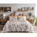 Beauty Home Σετ σεντόνια φανελένια υπέρδιπλα με λάστιχο Renoir Art 12338 170x200+32 Μπεζ