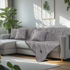 Beauty Home Ριχτάρι Διθέσιο Art 8642 170x240 Γκρι