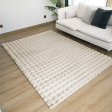 Beauty Home Πατάκι Bubble Art 9662 67x140 Εκρού