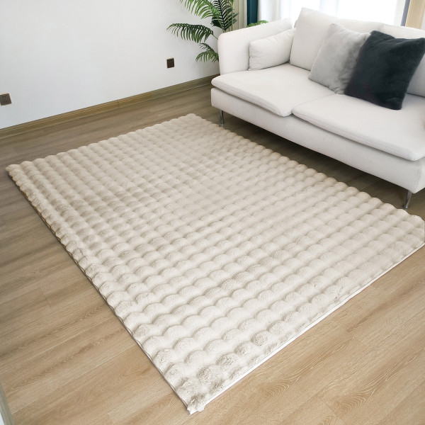 Beauty Home Σετ Κρεβ/ρας 3τμχ Bubble Art 9662 Εκρού