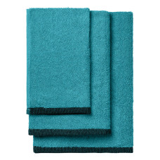 Beauty Home Σετ πετσέτες Art 3456 Σετ 3τμχ Πετρόλ