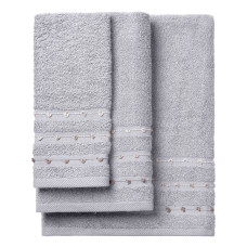 Beauty Home Σετ πετσέτες Art 3465 Σετ 3τμχ Γκρι