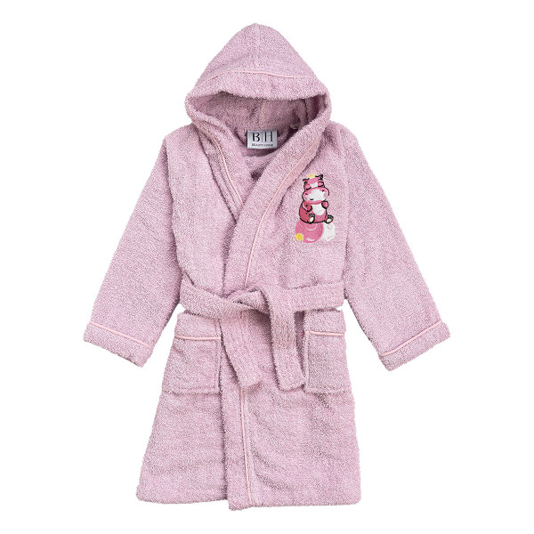 Beauty Home Μπουρνούζι βρεφικό-παιδικό Art 5419 2-3 ετών Λιλά