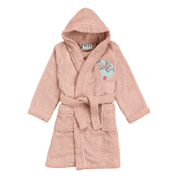 Beauty Home Μπουρνούζι βρεφικό-παιδικό Art 5421 2-3 ετών Ροζ