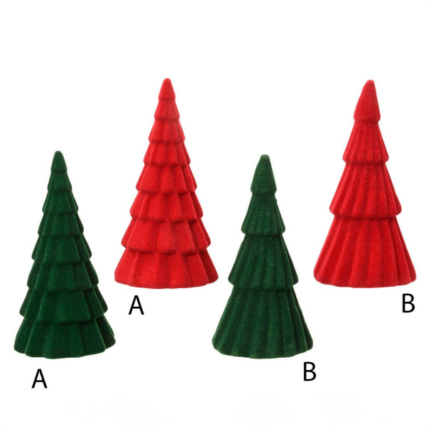 Beauty Home Δεντράκι Βελούδο 17  x 30.6 cm  Κόκκινο    B