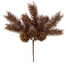 Beauty Home Κλαδί με σοκολά γκλίτερ 18 cm