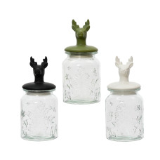 Beauty Home Διακοσμητικό Βάζο/Δοχείο 10.8cm x 23.5cm  Λευκό