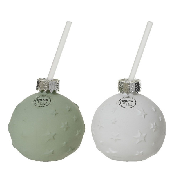 Beauty Home ΠΟΤΗΡΙ 10 x 10.6cm  Λευκό