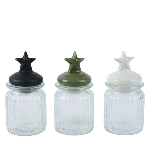 Beauty Home Διακοσμητικό Βάζο/Δοχείο 7.8cm x 15.1cm  Πράσινο