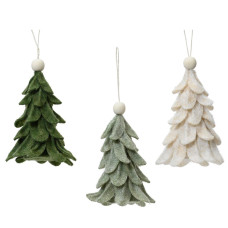 Beauty Home Στολίδι Δεντράκι 10 x 10c x 14 cm  Πράσινο