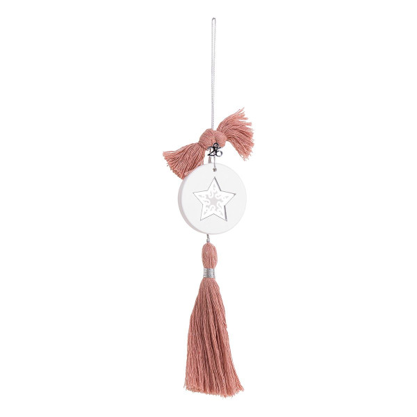 Beauty Home ΚΡΕΜΑΣΤΟ ΣΤΡΟΓΓΥΛΟ ΚΕΡΑΜΙΚΟ ME PLEXI ΑΣΤΕΡΙ ΑΣΗΜΙ ΣΑΠΙΟ ΜΗΛΟ