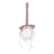 Beauty Home ΚΡΕΜΑΣΤΟ ΠΟΛΥΓΩΝΟ ΚΕΡΑΜΙΚΟ ΜΕ PLEXI ΑΓΑΠΗ ΕΥΤΥΧΙΑ ΥΓΕΙΑ ΜΩΒ