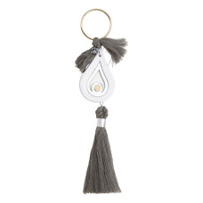 Beauty Home ΚΡΕΜΑΣΤΟ ΚΕΡΑΜΙΚΟ ΔΑΚΡΥ ΜΕ PLEXI GLASS MATI ΑΣΗΜΙ ΠΡΑΣΙΝΟ ΕΥΚΑΛΥΠΤΟΥ