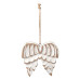 Beauty Home Ξύλινο Φτερά Αγγέλου  Αντικέ 13 cm