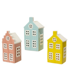 Beauty Home Διακοσμητικό Σπίτι από Πορσελάνη 7,8 x 6,3 x 15 cm