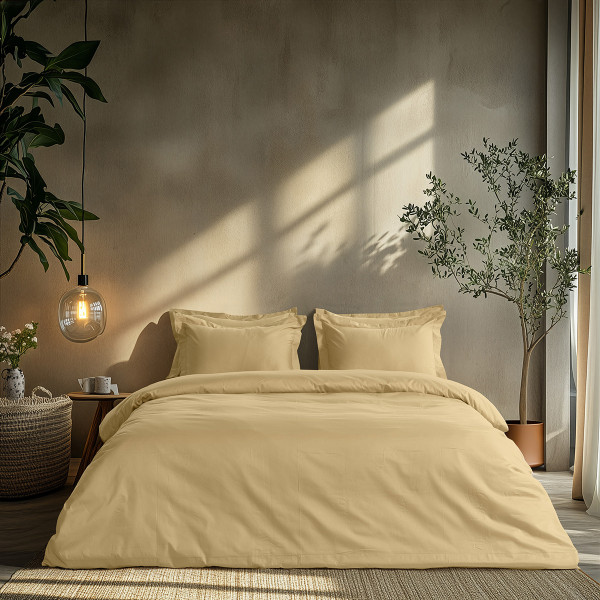 Beauty Home Σετ παπλωματοθήκη μονή Art 1700 Harmony 170x250 Κρεμ