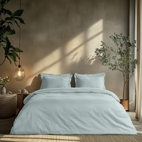 Beauty Home Σετ σεντόνια διπλά Art 1700 Harmony 200x270 Σιελ