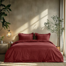 Beauty Home Σετ σεντόνια υπέρδιπλα με λάστιχο Art 1700 Harmony 170x200+30 Μπορντό