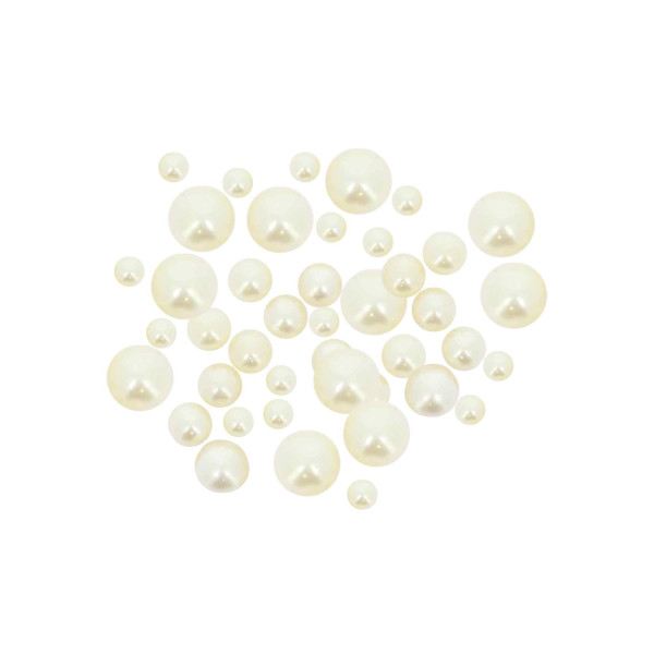 Beauty Home 50 λευκές πέρλες 0,5-1 cm