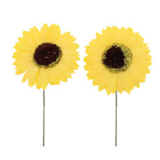 Beauty Home 2 τεχνητά ηλιοτρόπια Ø10cm