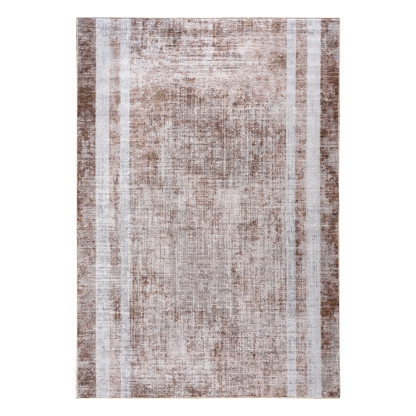 Beauty Home Πατάκι Breeze Art 9173 65x140 Μπεζ,Λευκό