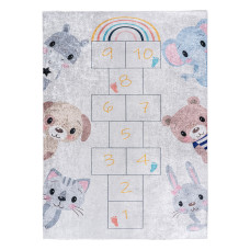 Beauty Home Χαλί παιδικό Fun Art 9597 120x180 Γκρι