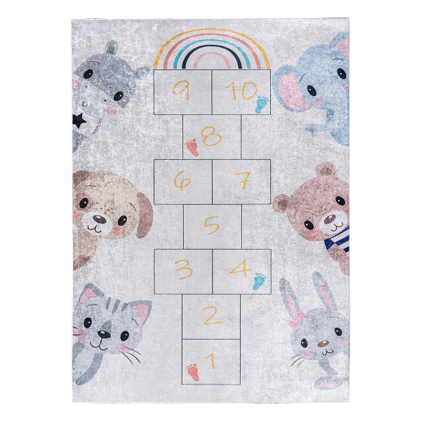 Beauty Home Χαλί παιδικό Fun Art 9597 120x180 Γκρι