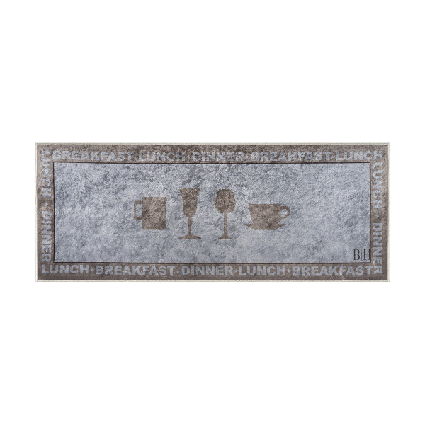 Beauty Home Πατάκι κουζίνας Art 9070 60x160 Γκρι,Μπεζ