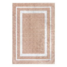 Beauty Home Πατάκι Sunny Art 9140 65x140 Μπεζ,Λευκό