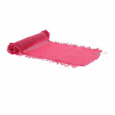 Beauty Home Ράννερ με ξέφτια – Φραμπουάζ 30 cm x 3 m