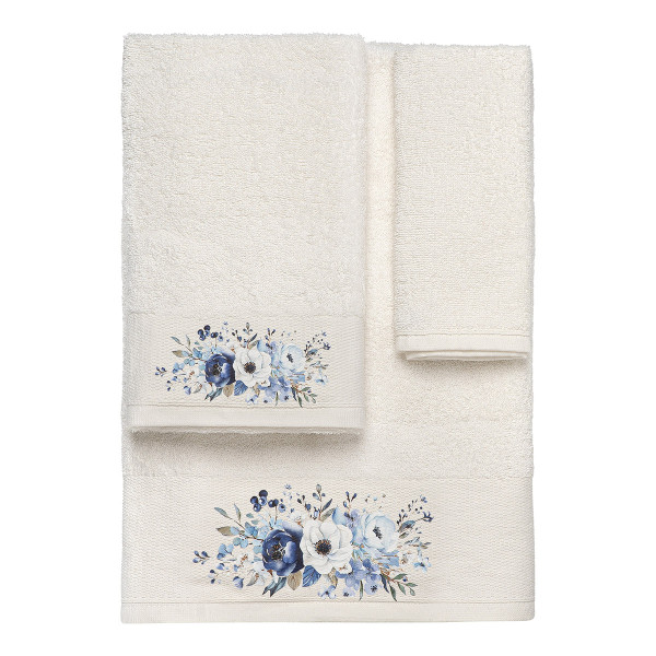 Beauty Home Σετ πετσέτες 3τμχ με εκτύπωση Art 3553 (30x50+50x90+70x140) Εκρού Beauty Home Σετ πετσέτες 3τμχ με εκτύπωση Art 3553 (30x50+50x90+70x140) Εκρού