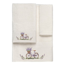 Beauty Home Σετ πετσέτες 3τμχ με εκτύπωση Art 3556 (30x50+50x90+70x140) Εκρού