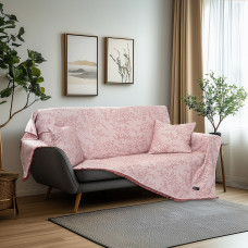 Beauty Home Ριχτάρι Διθέσιο Amos Art 8714 170x240 Ροζ