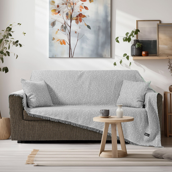 Beauty Home Ριχτάρι Διθέσιο Amos Art 8718 170x240 Γκρι