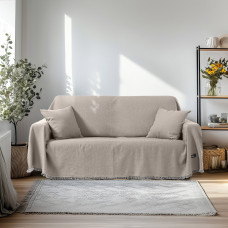 Beauty Home Μαξιλαροθήκη διακοσμητική Amos Art 8720 40x40 Γκρι