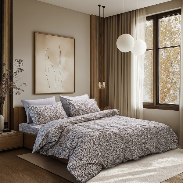 Beauty Home Σετ σεντόνια King size Glory Art 12363 280x265 Άμμου