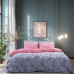 Beauty Home Σετ κουβερλί μονό Glory Art 12372 160x230 Ροζ,Γκρι