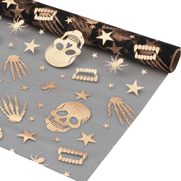 Beauty Home Ρολό Χρυσοί Σκελετοί 35 cm x 3 m