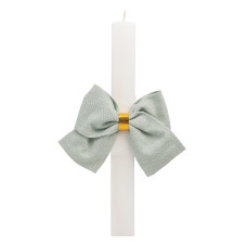 Beauty Home ΛΑΜΠΑΔΑ ΛΕΥΚΗ 33cm ΦΙΟΓΚΟΣ ΒΕΡΑΜΑΝ ΧΡΥΣΟ LUREX