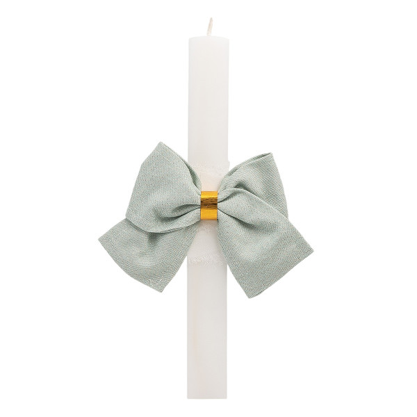 Beauty Home ΛΑΜΠΑΔΑ ΛΕΥΚΗ 33cm ΦΙΟΓΚΟΣ ΒΕΡΑΜΑΝ ΧΡΥΣΟ LUREX