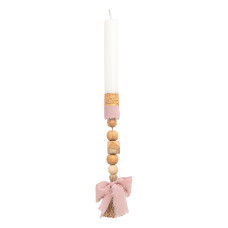 Beauty Home ΛΑΜΠΑΔΑ ΛΕΥΚΗ 25cm ΚΡΕΜΑΣΤΟ ΜΕ ΧΑΝΤΡΕΣ ΜΕ ΦΙΟΓΚΟ ΣΑΠΙΟ ΜΗΛΟ