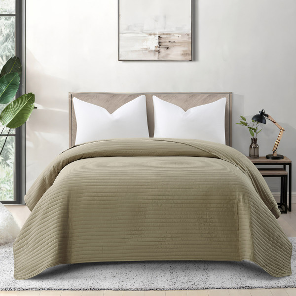 Beauty Home Κουβερλί μονό Ultra Art 12555 160x230 Λαδί Beauty Home Κουβερλί μονό Ultra Art 12555 160x230 Λαδί