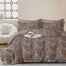 Beauty Home Σετ σεντόνια υπέρδιπλα με λάστιχο Memories Art 12688 165x200+30 Μπεζ