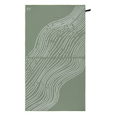 Beauty Home Πετσέτα θαλάσσης διπλής όψης Microfiber 200gsm Art 2290 90x160 Λαδί