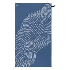 Beauty Home Πετσέτα θαλάσσης διπλής όψης Microfiber 200gsm Art 2293 90x160 Μπλε