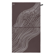 Beauty Home Πετσέτα θαλάσσης διπλής όψης Microfiber 200gsm Art 2294 90x160 Καφέ