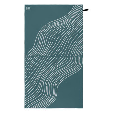 Beauty Home Πετσέτα θαλάσσης διπλής όψης Microfiber 200gsm Art 2295 90x160 Πετρόλ